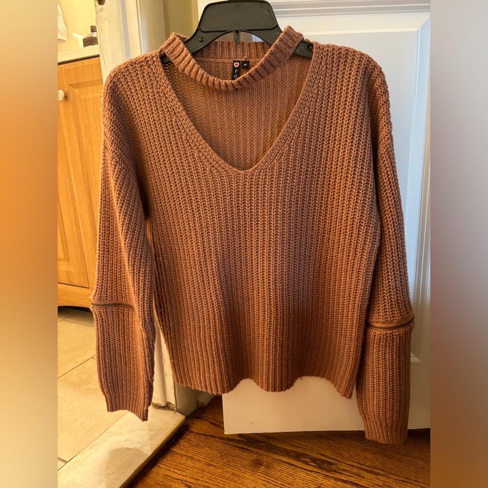 Burnt orange sweater - medium